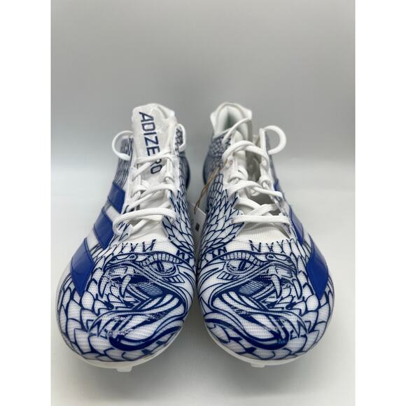 Adidas Adizero Electric Football Cleats Royal Blue White IH8569 Men Size 12 - Picture 10 of 12